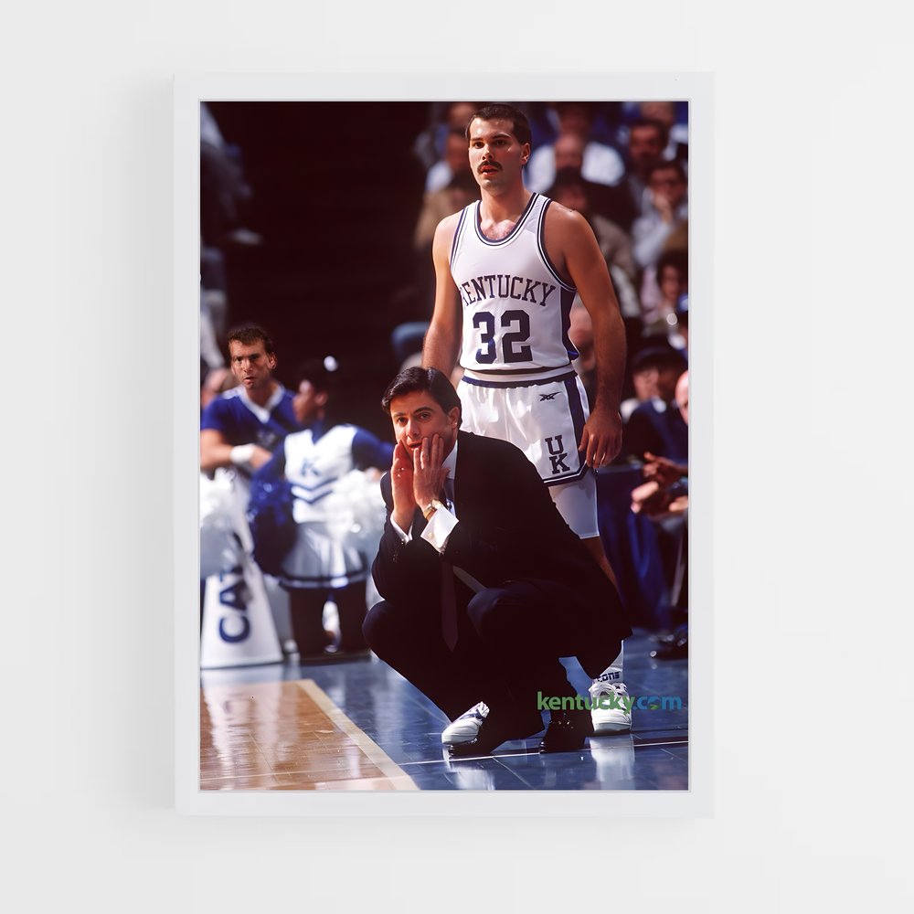 Poster Assis sur le Parquet – affiche Basketball (vue 3)